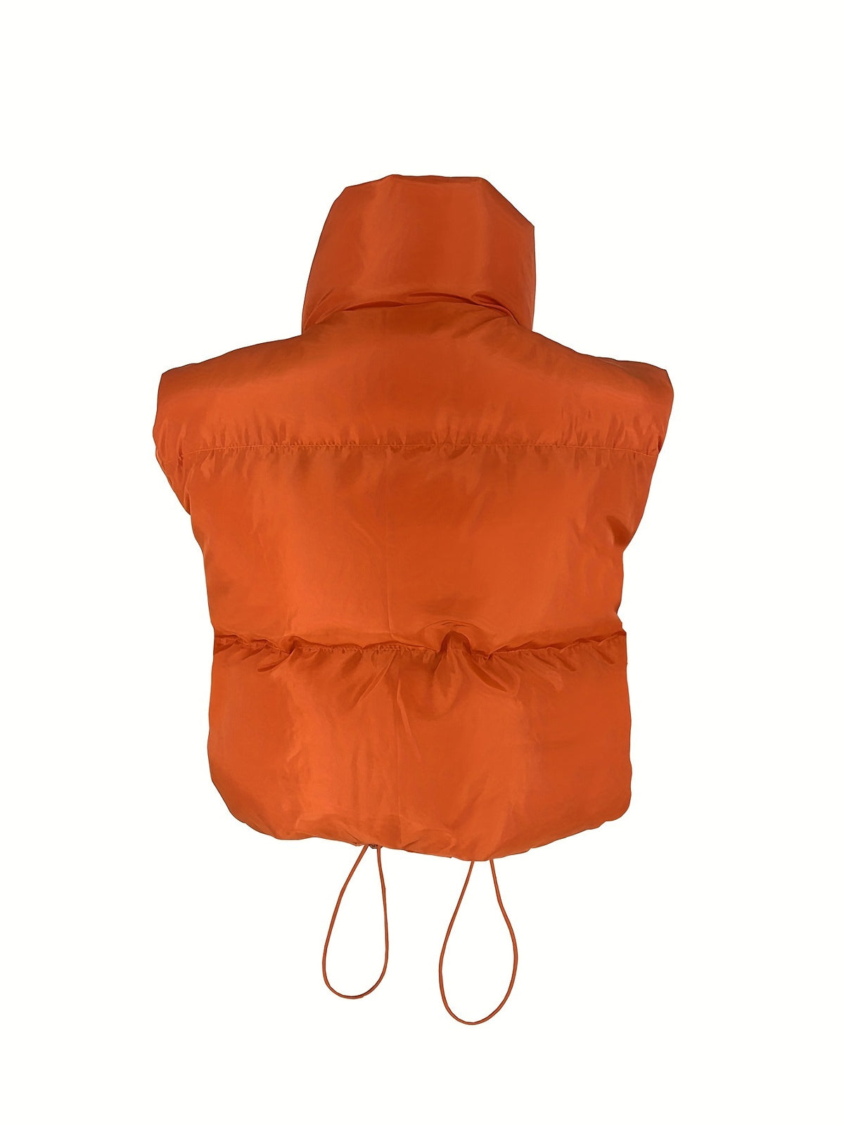 Zip Up Sleeveless Bubble Vest